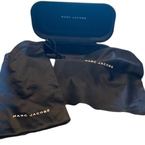 MARC JACOBS Neon Green Black Sunglasses with case - Picture 6 of 9